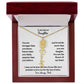 FLOWER NAME NECKLACE FROM DAD