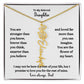 FLOWER NAME NECKLACE FROM DAD