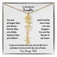 FLOWER NAME NECKLACE FROM DAD