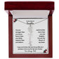 FLOWER NAME NECKLACE FROM DAD TWO