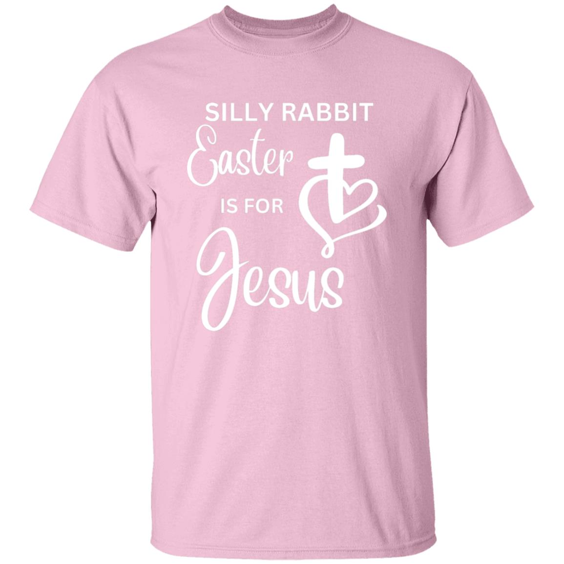 Unisex Silly Rabbit Easter is for Jesus Tee Shirt