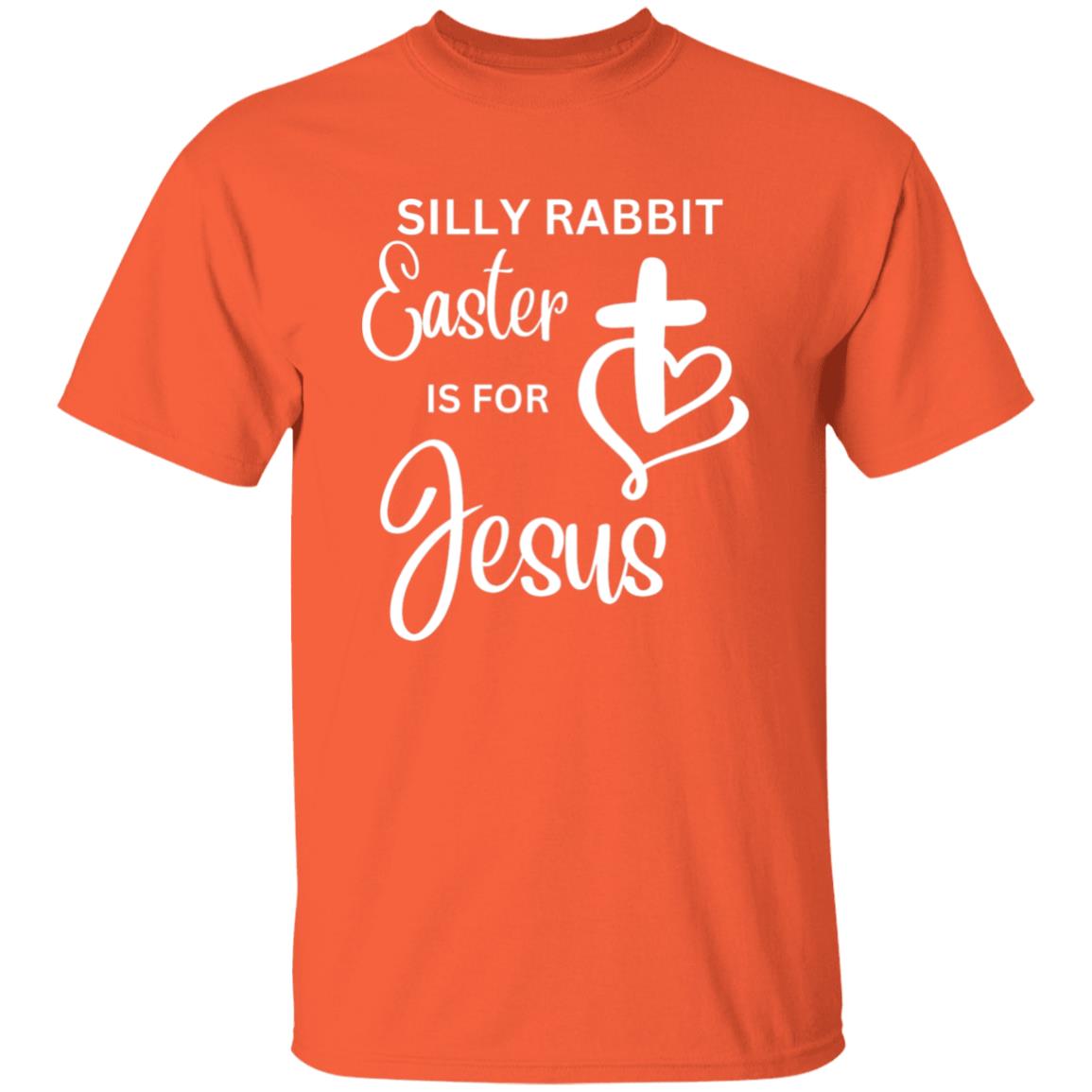 Unisex Silly Rabbit Easter is for Jesus Tee Shirt