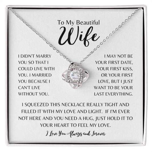 TO MY BEAUTIFUL WIFE | I COULDN'T LIVE WITHOUT YOU